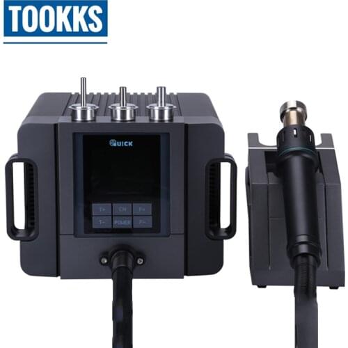 Quick TR1300A Intelligent Hot Air Soldering Station BGA Welding Station Desoldering Station 1300W LCD Display