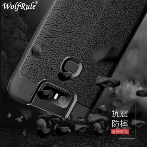 Case Asus Zenfone 6 ZS630KL Phone Cover Shockproof Luxury Leather Soft TPU Case For Asus Zenfone 6 2019 Case Asus Zenfone 6Z ]