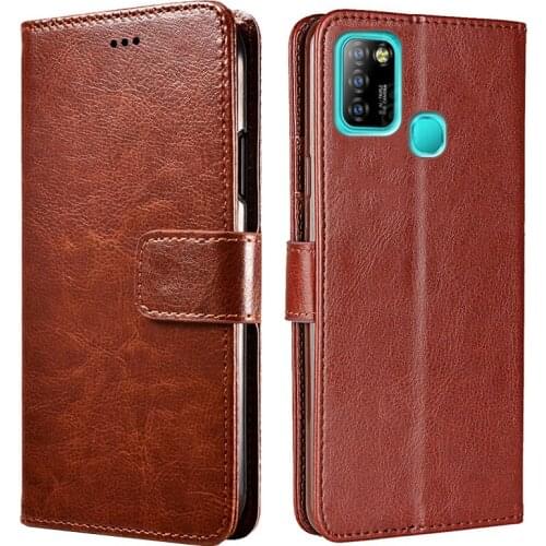 Case For Infinix Smart 5 Global 6.6" Wallet Cover Leather Phone Coque for Infinix Hot 9 Note 7 Lite X690 Smart HD 2021 X612 Etui