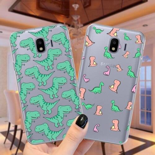 Dinosaur Baby Phone Case For Samsung M51 M11 M21 M31S M31 J4 J6 Plus J3 J5 J7 J2 Prime Coque Fundas Clear Soft Silicone Cover