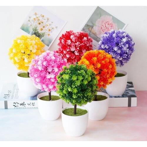 Artificial flowers and plants are suitable for wedding scene, festival, birthday party, Christmas and garden home decoration