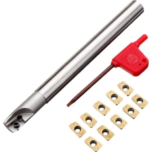 BAP300R C12-12-130 Turning Tool Holder with APMT1135PDERDP Inserts and Key