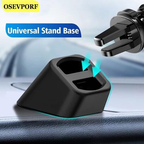 Mobile Phone Bracket Base Universal Car Air Outlet Clip Bracket Seat Car Phone Holder Base Smartphone GPS Navigation Mount Stand