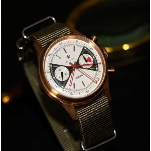 1963 Watch 40mm Dial Pilot Air Force Chronograph Wristwatch Brand Luxury Personality Unique Retro Sports Star Tough Guy Watches