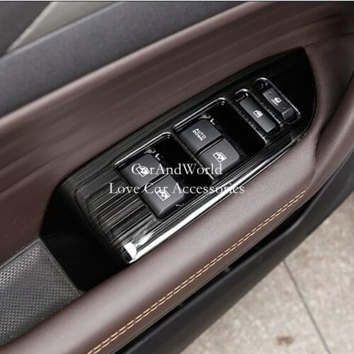 Stainless Steel For Changan cs35 plus 2018 2019 2020 Door Window Lift Switch Panel Cover Interior Armrest Trims Car Accessories