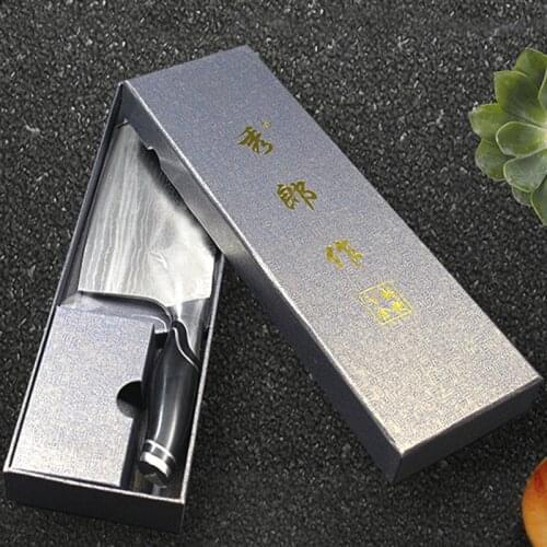 LDZ Brand New Stainless Steel 7 Inch Chef Knife High Carbon Steel Kitchen Knife Cooking Tools With Color Wood Handle Best Gift