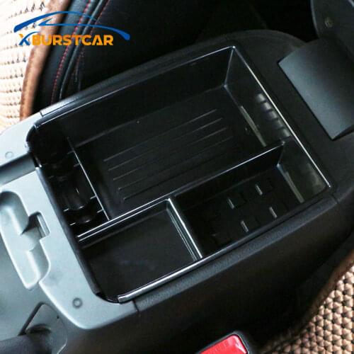 Xburstcar ABS Car Central Storage Box Armrest Arm Rest Boxes Car Glove Storage Box for Kia Sportage R 2012 - 2016 Accessories