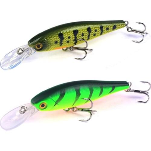 POETRYYI New Arrivals 1PCS Minnow Fishing Lure 10cm/10g Hard Crankbait Wobbler Quality Hooks Hard Bait Pesca Fishing Tackle