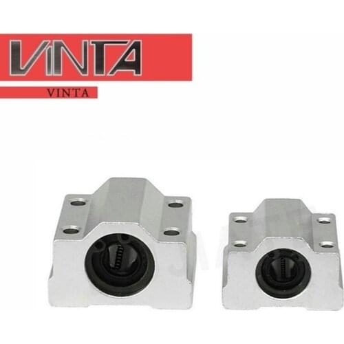 Box-type slider Straight Motion ball bearing block SCS10 12 13 16 20 25 30 35 40 50 60UU pillow linear 3D Printer Slide Bearing