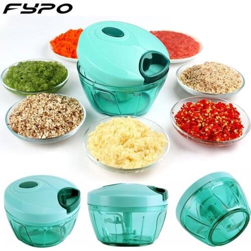 Hand-held garlic crusher ginger Meat mincer food chopping machine kitchen Gadgets Vegetable fruits Chopper kichen accessories