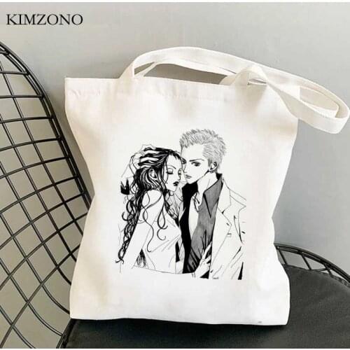 Nana Osaki shopping bag grocery bolso shopping canvas eco jute bag bag reciclaje cloth sac cabas string grab
