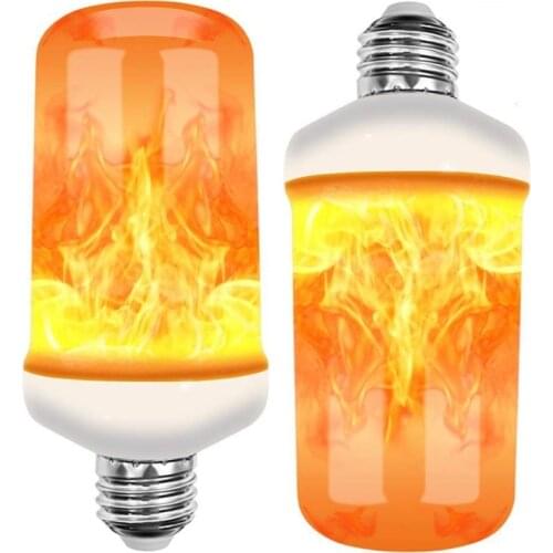 E27 LED Flame Lamps E14 B22 Dynamic Flame Effect Bulbs AC85-265V/220V Creative Flickering Emulation Fire Lights For Home Decor