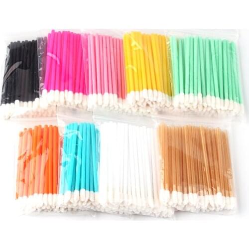 ThinkShow 50PCS Synthetic Makeup Brushes Plastic Dispoasable Lip Brushes Fashionable Lipsticks Brushes