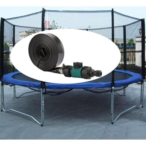 Outdoor Trampoline Water Sprinkler Trampoline Accessories Sprinkler 26ft Long for Water Play, Summer Fun in Yards