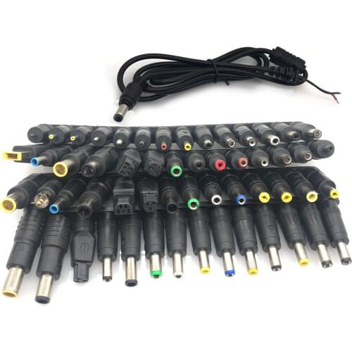 56pcs Universal Laptop AC DC Jack Power Supply Adapter Connector Plug for HP IBM Dell Apple Lenovo Acer Toshiba Notebook Cable