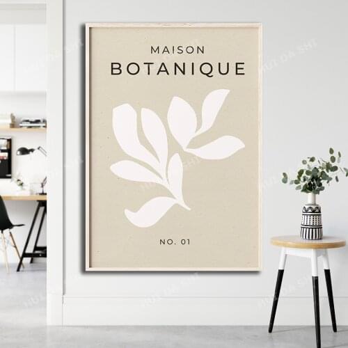 Vintage Flower Poster, Botanical Exhibition Print, Abstract Botanical Wall Art, Modern Botanical Poster, Typography Print