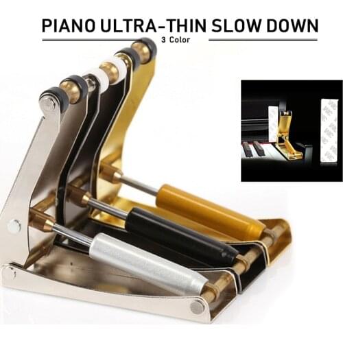 High Quality Metal Piano Cover Ease Down Piano Ultra-thin Slow Down Soft Fall Hydraulic Decelerator Free Shipping