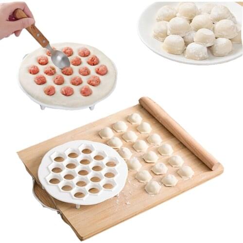 1PC Magic Fast Dumpling Tool Plastic Ravioli Jiaozi Mold Kitchen Accessory Bakeware Tools Pierogi Dumpling Wapper Cutter Maker