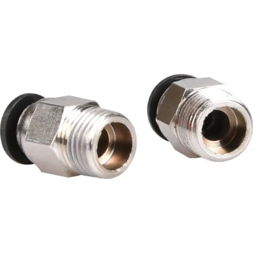 R58A 10 Pieces PC4-01 M10 Quick Fitting Straight Pneumatic Fitting Push to Connect for 3D Printer 1.75mm Filament