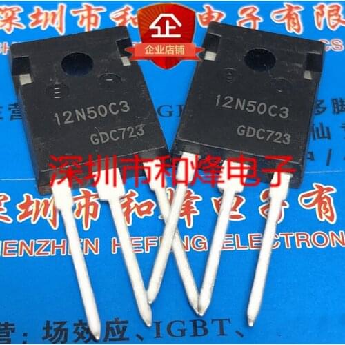 10PCS SPW12N50C3 12N50C3 TO-247 500V 12A 100% New&original