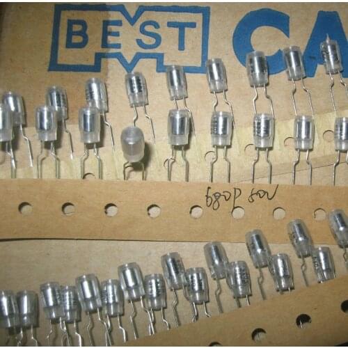 100% New and original 50V680P 681J Polystyrene capacitors