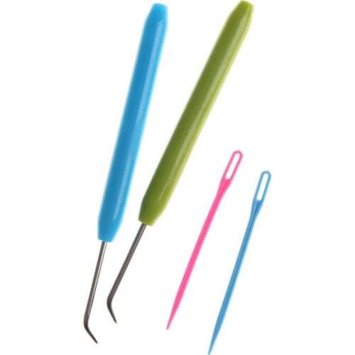 2pcs Needle and Hook Crochet Hook Set For Knifty Knitter & Knitting Loom