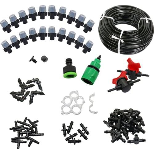 20m Automatic Misting System Watering kit Garden Lawn Sprinkler Irrigation System Pouring Drip Irrigation Watering Kits