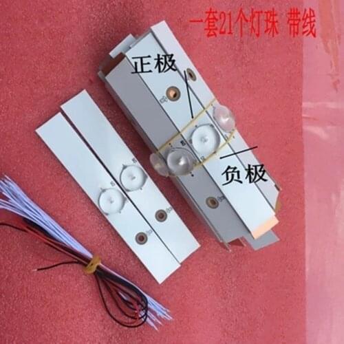 42piece/lot FOR TCL lehua chuangwei hisense kangjia changhong haier universal lamp bar 3V lamp bead