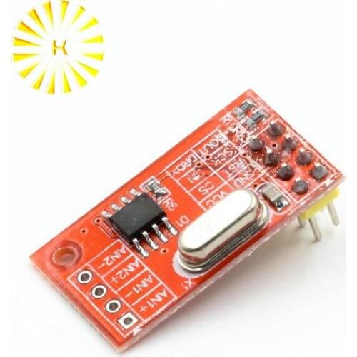 AD7705 Dual 16 bit ADC Data Acquisition Module Input Gain Programmable SPI Interface TM7705