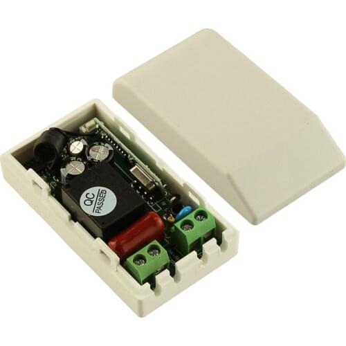 AK-RK01S-220-J AC 220V 1CH 10A Wireless Remote Lighting Switch High Quality Receiver 315mhz 433.92mhz Select