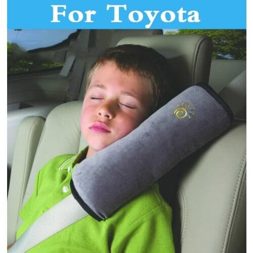 Car Seat Belt Cushion Shoulder Pad Cover pillow Comfortable For Toyota Prado Hilux Surf iQ Ist Kluger Land Cruiser Land Cruiser