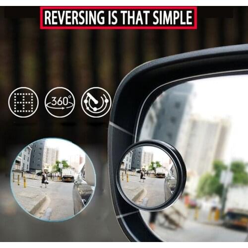 Auto Parts Car Rearview Mirror Blind Spot Mirror Car Small Round Mirror HD Blind Spot 360 Degree Rotating Mirror Rearview Mirror