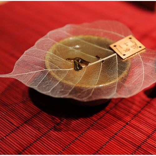 Tea Strainer Leaf Tea Strainer Leaf Shape Bodhi Leak Kung Fu Tea Infuser Hollowed Leaf Personality Strainer tea filter tea set