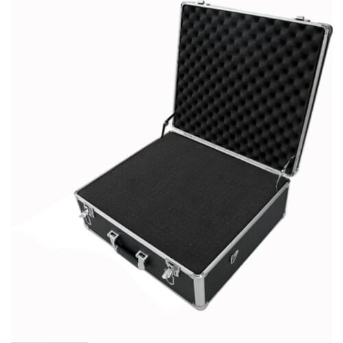 50x42x22cm Tool case Portable Aluminium Alloy toolbox Home Storage Box Suitcase Travel Luggage With pre-cut sponge