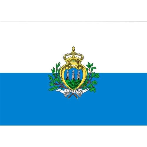 San Marino Flag Yehoy hanging 90*150cm For Decoration