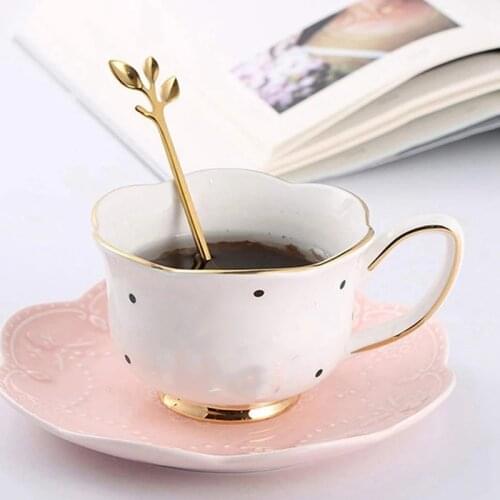 Hot 12Pcs Dessert Spoon and Fork Set Stainless Steel Mixing Spoon Cake Forks for Home Kitchen Fruit