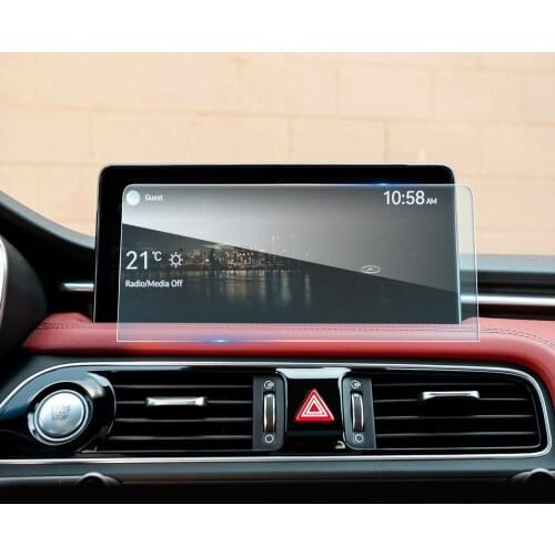 LFOTPP For G70 10.25 Inch 2021 Car Navigation Display Tempered Glass Screen Protector Auto Interior Accessories 265*105MM