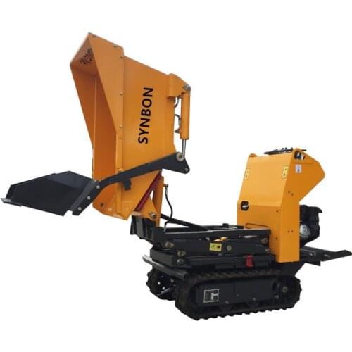SYNBON China multifunctional farm mini crawler track dumper self loading mini dumper truck