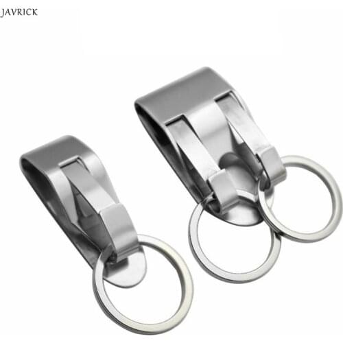 Stainless Steel Keyring Security Clip On Heavy Duty Belt Key Clip Belt Keychain