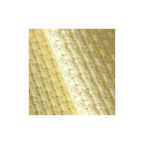 New arrival 40x40cm light yellow 14ct cross stitch fabric aida coth canvas DIY handmade needlework sewing craft supplies