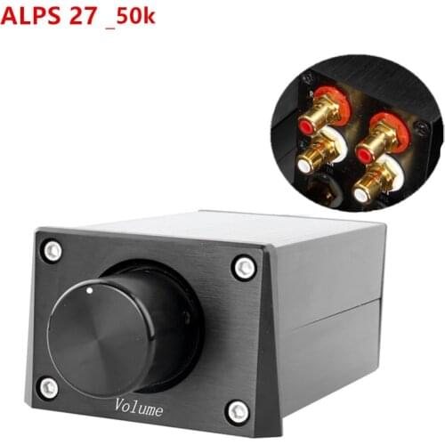Passive preamp volume control Potentiometer for power amplifier Audio controller ALPS27/16 RCA input /output FV3