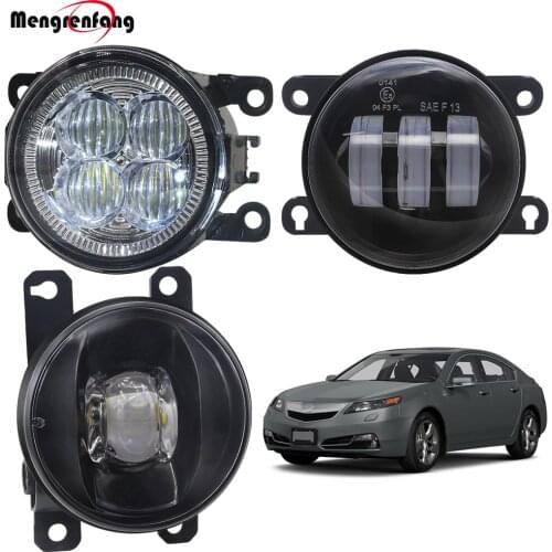 Fog Light Accessories For Acura TL 2012 2013 2014 Car Front Bumper LED Fog Lamp DRL Daytime Running Light H11 12V Accessories