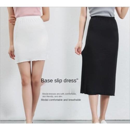 Womens Skirt Skirt Underwear Half Skirt Invisible Underwear Plain Long