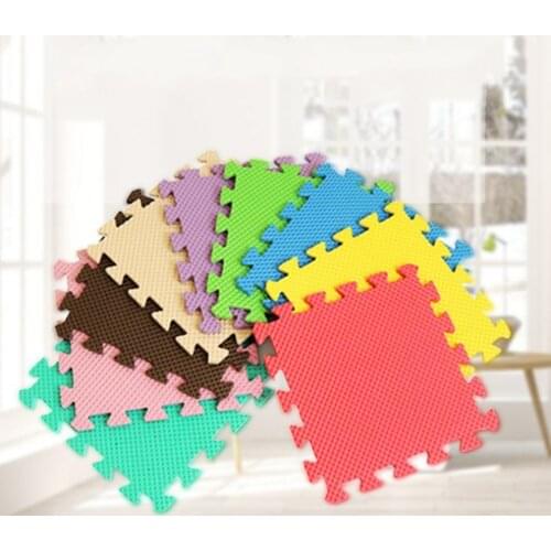 30X30cm Household Foam Floor mat Baby Children Educational Toys Soft Floor Game Mat Chain Fitness Brick Gym Game Carpet 1pcs