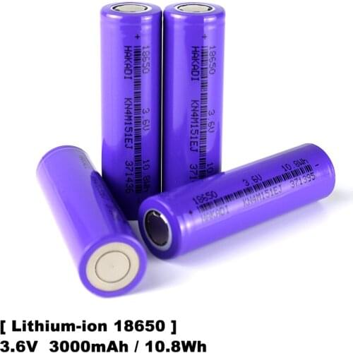 18650 Rechargeable 3.2V 1500mah Lifepo4 Batteries 3C-5C Discharge Flat Top For DIY Solar Light E-bike Scooter Battery Pack