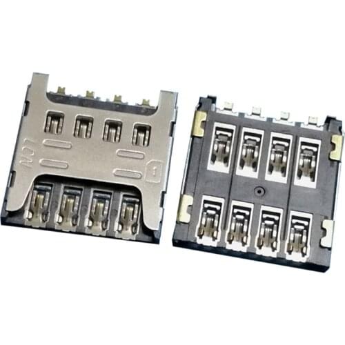 2Pcs Sim Card Reader Slot Tray Holder Connector Socket For Lenovo A5860 A5890 K32-C30 K3 K30-T K30 A2580 A3900 A3500 A858T P70T