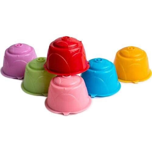 3 pcs/lot 3rd Generation Plastic Reusable Dolce Gusto Coffee Capsule in Coffee Filters Pod Refillable Coffee Dripper Cup