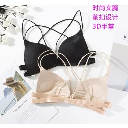 3D Sexy Lingerie Seamless Sport Bra U Type Backless Strapless Top Bra Push Up Bralette Brassiere Women Underwear yj01