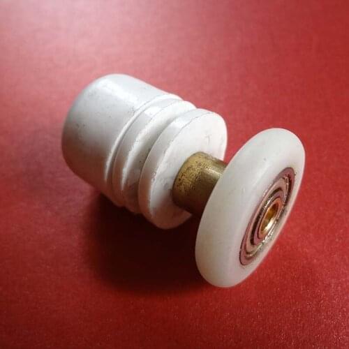 Shower room pulley accessories hanging round old pulley single wheel roller bearing pulley eccentric bathroom KF709