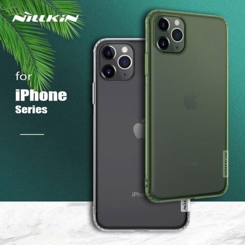 For iPhone 11 Pro XS Max XR X 8 7 6 6S Plus Case Nillkin TPU Phone Case for iPhone 11 Pro XS Max XR X 8 7 6s Plus Silicone Cover